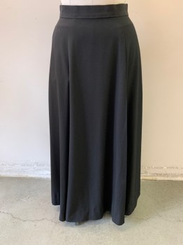 NL, Black, Wool, Solid, Full Length , Panel Seams