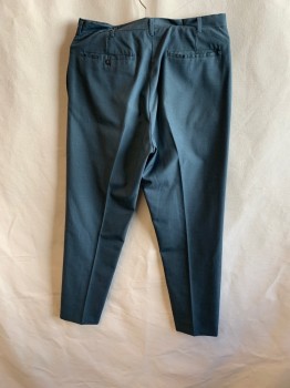 Mens, Pants, LEVI'S , Slate Gray, Polyester, 30/28, Side Pockets, Zip Front, F.F, 2 Welt Pockets