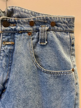 Mens, Jeans, LEI, Lt Blue, Cotton, Solid, 32/31, 5 Pockets, Zip Fly, Belt Loops,