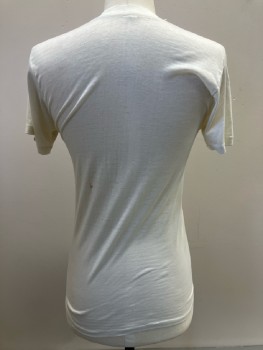 TOWNCRAFT, Off White, V Neck, S/S