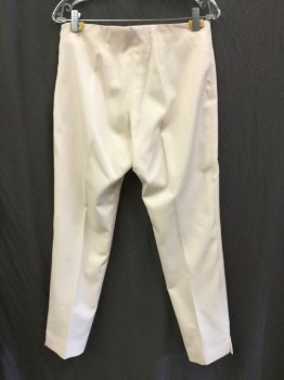 Womens, Suit, Pants, MTO, Lt Pink, Polyester, Cotton, Solid, Pants:  Light Pink, with Cream Lining, Side Zip, Split Side Hem
