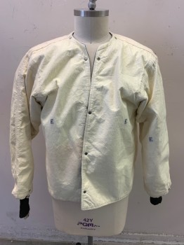 Mens, Fireman Liner, MORNING PRIDE, Cream, Nomex, Solid, C:46, Nomex Liner, Snaps Into Turn out Jacket
