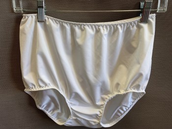 Womens, Athletic, MTO, White, Polyester, Solid, S/M, Tennis Panties! Elastic Waist and Legs