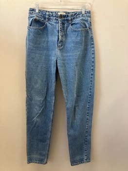 Womens, Jeans, TALBOTS, W: 30, 10, Denim Blue, F.F, Zip Front, Belt Loops, 5 Pockers