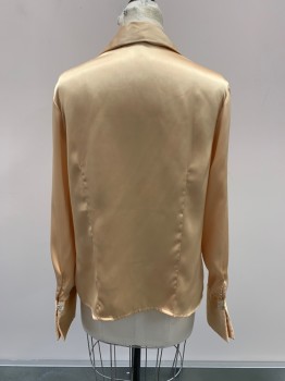 JACLYN SMITH, Gold, Polyester, C.A., B.F., L/S