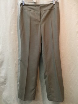 Womens, Suit, Pants, KASPER, Taupe, Polyester, Rayon, Heathered, 8, Heather Taupe,