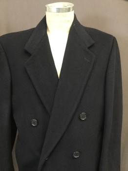 NL, Navy Blue, Wool, Solid, Double Breasted, Notched Lapel,