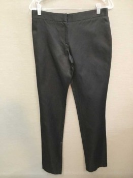 Womens, Suit, Pants, HELMUT LANG, Black, Silk, Solid, 10, Black, Flat Front, Zip Front, See Photo Attached,