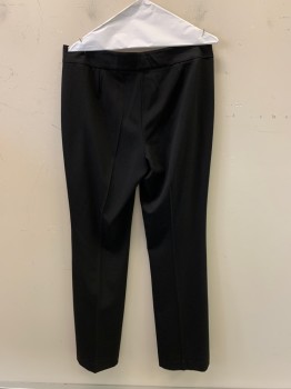 Womens, Casual Pants, NINE WEST, Black, Polyester, Solid, 8, F.F, Zip Front