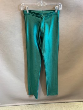 BOJEONGLES, Green, Polyester, Spandex, Solid, Back Pockets with Back Logo