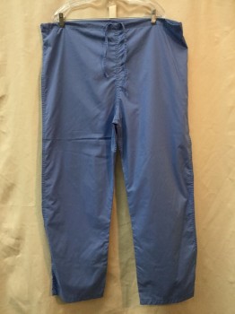 NO LABEL, French Blue, Cotton, Polyester, Solid, French Blue