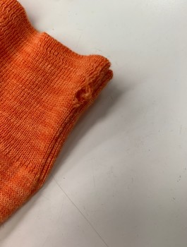 Womens, Cardigan Sweater, AMBER SUN, Orange, Rayon, Cotton, Heathered, M, V-N, Single Breasted, Button Front, L/S