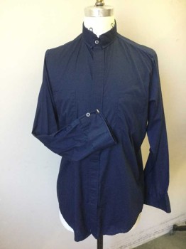 Unisex, Shirt, COMFORT, Blue, Polyester, Cotton, Solid, 33, 15