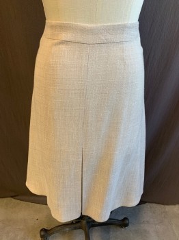 MTO, Beige, Cotton, Solid, Button Front, 2 Pockets, Box Pleat Back