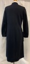 N/L, Black, Polyester, Solid, Button Front, Stand Collar, Flap/patch Pockets,Shoulder Yoke, Slightly Gathered at Front Yoke