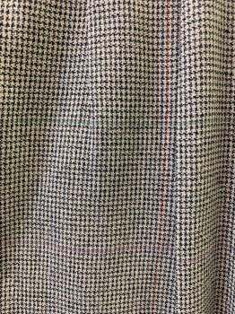Mens, Pants, THE WILGER COMPANY, Cream, Navy Blue, Red, Green, Lavender Purple, Wool, Houndstooth, Plaid-  Windowpane, 32, 34, Double Pleats, 4 Pockets,