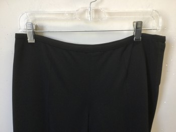 Womens, Slacks, NARCISO RODRIGUEZ, Black, Wool, Solid, 29, 6, Tappered Pant Leg, Stitched Line at Center Back Leg, Zipper at Left Side Seam, Narrow Waist Band