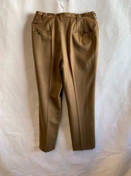 LEVI'S , Tan Brown, Synthetic, Side Pockets, Zip Front, F.F, 2 Welt Pockets