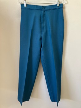 Womens, Pants, LEVI'S, W: 28, Teal, Solid, F.F, Zip Front