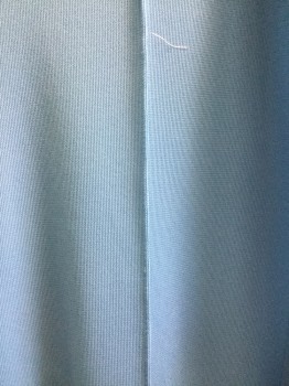 Unisex, 2 Piece Unisex, CREST CAREERS, Sky Blue, Polyester, Solid, 12, 34/31, Elastic Waist, Flat Front, Sewn Creased Legs