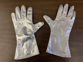 Unisex, Hazmat, Gloves, Aluminized, GENTEX, Silver, Nomex, Solid, Size, No, Velcro Strap at Wrist, Reflect Radiant Heat and Protects Against Sparks