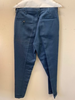 Kotzin, French Blue, Wool, Stripes - Diagonal , F.F, Side Pockets, Zip Front,