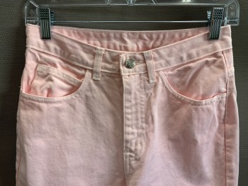 Womens, Pants, FREDERICKS, Pink, Cotton, Solid, H36, W27, F.F, Top Pockets, Zip Front, Belt Loops,