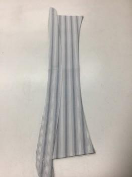 DARCY, Gray, White, Black, Cotton, Stripes - Pin, Stripes - Micro, White with Light Dove Blue Stripes, Black Pin Stripes, Long Sleeve Button Front, Band Collar, Historical Reproduction **2 Piece - Comes with Matching Detachable Collar