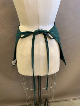 Unisex, Apron, DAYSTAR, Forest Green, Poly/Cotton, OS, 3 Pockets, Tie Back