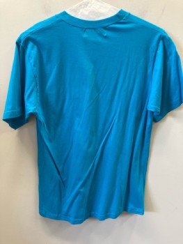 Mens, T-shirt, ENERGIE, S, Turquoise, CN, S/S,