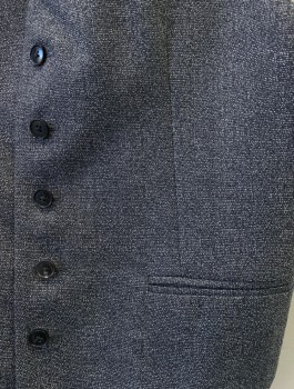 REISS, Gray, Wool, 6 Button, 2 Pocket