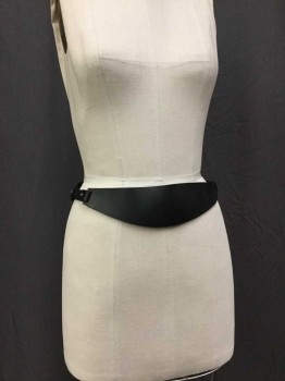 Black, Leather, Very Small Waist Fitted Belt