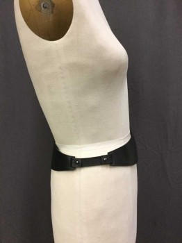 Black, Leather, Very Small Waist Fitted Belt