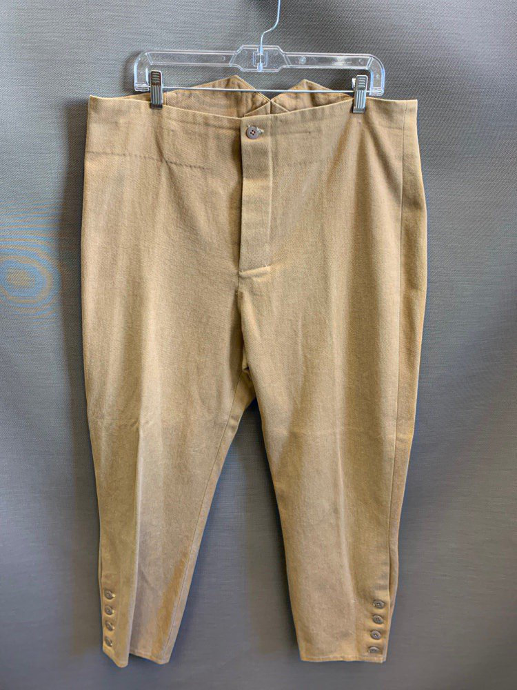 Mens, Suit, Piece 2, 1890s-1910s, N/L MTO, Khaki Brown, Cotton, Wool, W ...