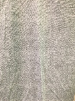 Mens, Slacks, ADIDAS, Heather Gray, Polyester, Spandex, Speckled, Ins:34, W:32, Stretch Fabric, Flat Front, Zip Fly, 4 Pockets, Grippy Inner Elastic Waistband, Golf Pants