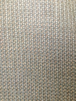 ZANELLA, Dk Brown, Gray, Wool, Grid , 2 Color Weave, Single Pleat,  4 Pockets, Micro Grid, 2 Color Weave