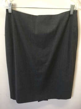 Womens, Suit, Skirt, ANNE KLEIN, Gray, Polyester, Wool, Solid, W:31, 8, Center Back Zipper,