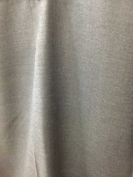 Mens, Slacks, ZEGNA, Charcoal Gray, Wool, Heathered, 33, 42, Flat Front, See Photo Attached,