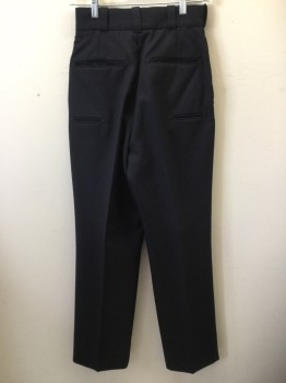 Womens, Police/Fire Pants , FECHHEIMER, Midnight Blue, Wool, Solid, H:36, W:25, I:31, F.F,  Zip Front, 7 Pocket, 4 Crease,