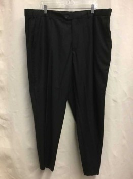 Mens, Suit, Pants, GIORIO FIORELLI, Black, Polyester, Viscose, Solid, Back FC016510