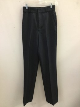 Womens, Police/Fire Pants , LAW PRO, Midnight Blue, Polyester, Solid, 6, Police, Zip Front, 4 Pocket, 4 Crease,