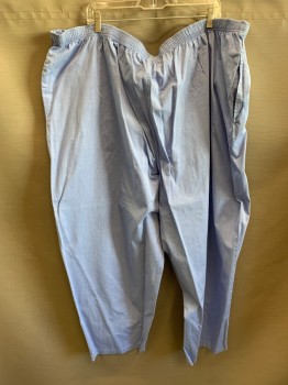 Mens, Sleepwear PJ Bottom, ROCHESTER, Lt Blue, Navy Blue, Cotton, Solid, 3XL, Drawstring/elastic Waist, 2 Pockets,