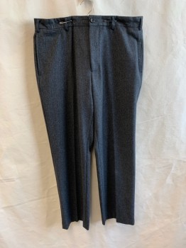 J.CREW, Dk Gray, Wool, Nylon, Heathered, Solid, Flat Front, 5 Pockets, Zip Fly, Button Closure, Belt Loops