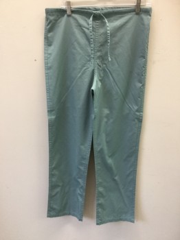 MOVV, Sea Foam Green, Poly/Cotton, Solid, Drawstring Waist, 1 Back Pocket