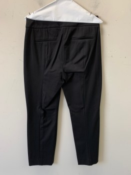 Womens, Pants, J CREW, Black, Polyester, Solid, 30, F.F, Zip Front