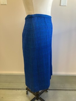 TOWN & COUNTRY, Blue, Plaid, F.F, Side Zip,