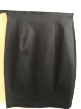 Womens, Skirt, Below Knee, VIVIENNE WESTWOOD, Black, Cotton, Elastane, Solid, W:26, 1.5" Waistband with 1 Black Button, Fitted, Side Zip, (Vivienne Westwood--RED LABEL)