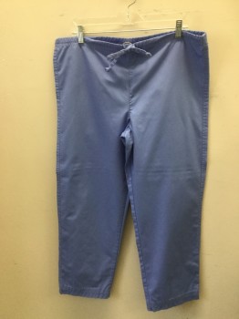 DICKIES, Lt Blue, Poly/Cotton, Solid, Drawstring Waist  Multiples