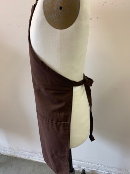 N/L, Brown, Poly/Cotton, Solid, 2 Pockets,