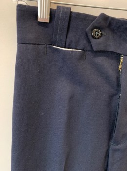 Womens, Police/Fire Pants , NL , Navy Blue, Polyester, Solid, OPEN, 25, Zip Front with Tab, 3 Front Pckts, Belt Loops, 4 Back Pckts